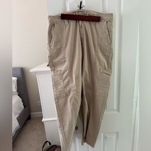 American Eagle Cargo Barrel Pants. Khaki. Size 12. NWOT.